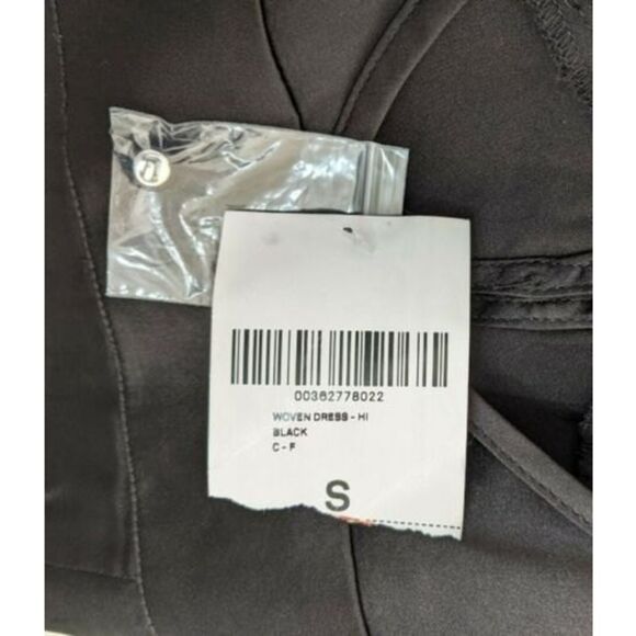 Forever 21 Small Black Button Front Hi-Lo V-Neck Short Sleeve Dress - Picture 11 of 11